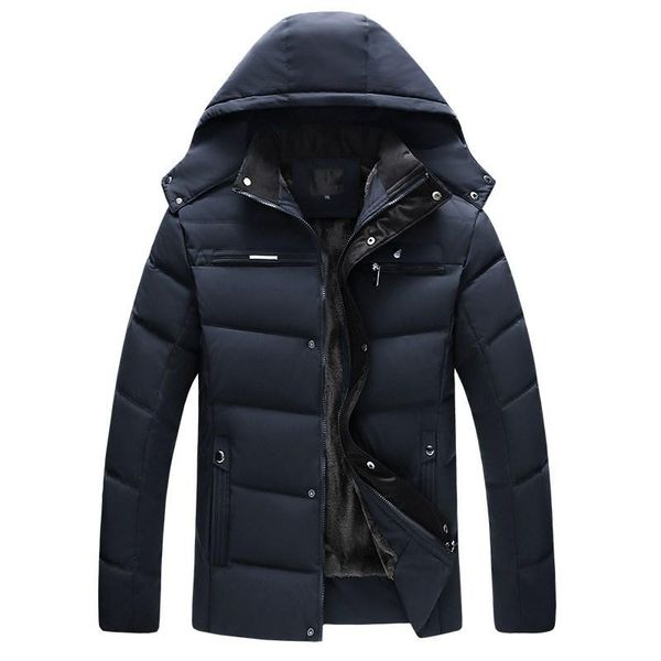 2020 fashion new winter jacket men's-15 degree thickened warm men's parka hooded fleece men's jacket wearing cotton parka, Black
2020 fashion new winter jacket men's-15 degree thickened warm men's parka hooded fleece men's jacket wearing cotton parka, Black