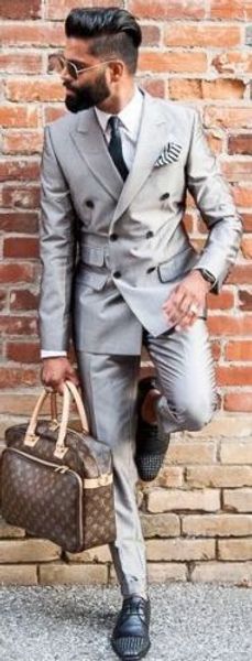 double breasted suit silver bespoke fashion tuxedos slim fit blazer men fashion terno masculino(jacket+pant+tie+handkerchiefs, White;black
double breasted suit silver bespoke fashion tuxedos slim fit blazer men fashion terno masculino(jacket+pant+tie+handkerchiefs, White;black