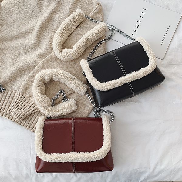 vintage winter plush female shoulder bags women chain messenger bag 2019 luxury pu leather ladies crossbody bag for women clutch
vintage winter plush female shoulder bags women chain messenger bag 2019 luxury pu leather ladies crossbody bag for women clutch