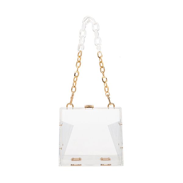 fashion women bags transparent pvc clear jelly bag tote handbag shoulder bag purs acrylic box clutches purse resin chain handle
fashion women bags transparent pvc clear jelly bag tote handbag shoulder bag purs acrylic box clutches purse resin chain handle