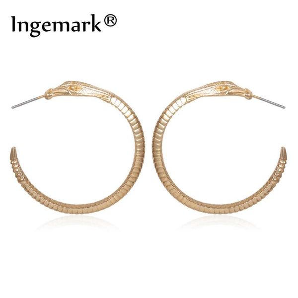 ingemark punk snake shape hoop earrings brincos bohemian gothic round twisted bamboo loop earring for women fashion ear jewelry, Golden;silver
ingemark punk snake shape hoop earrings brincos bohemian gothic round twisted bamboo loop earring for women fashion ear jewelry, Golden;silver
