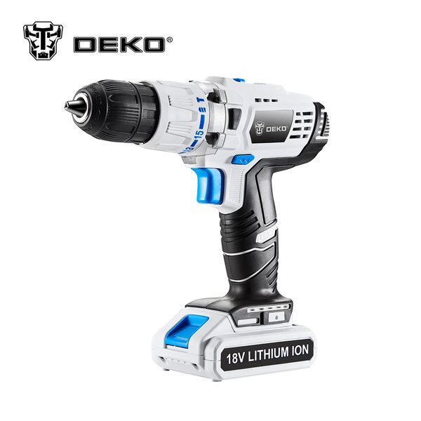 deko gcd18du3 electric impact drill power driver 18-volt dc lithium-ion battery screwdriver cordless drill 13mm 50n.m 2-speed
deko gcd18du3 electric impact drill power driver 18-volt dc lithium-ion battery screwdriver cordless drill 13mm 50n.m 2-speed
