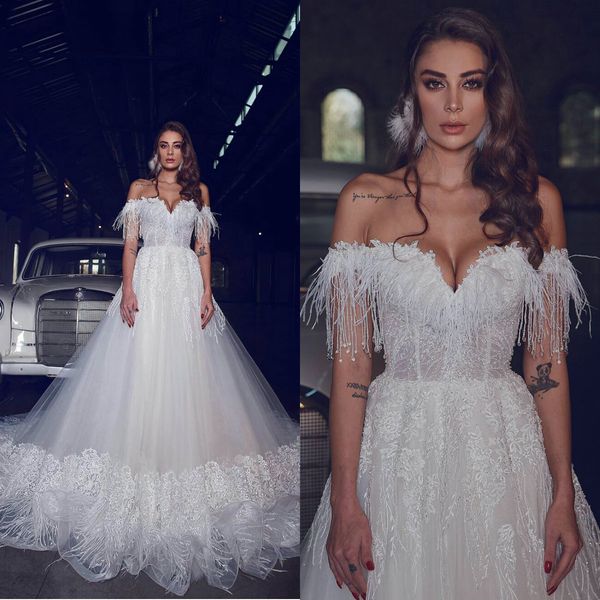 2022 gorgeous wedding dresses sweetheart sleeveless appliqued lace custom made tassle sequin a line bridal gowns sweep train wedding dresses, White
2022 gorgeous wedding dresses sweetheart sleeveless appliqued lace custom made tassle sequin a line bridal gowns sweep train wedding dresses, White