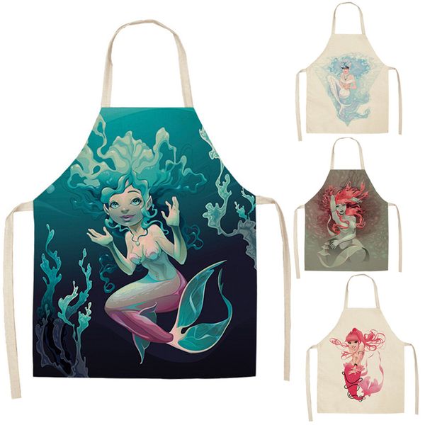 mermaid apron creative kitchen apron women aprons dinner party cooking baking accessories
mermaid apron creative kitchen apron women aprons dinner party cooking baking accessories