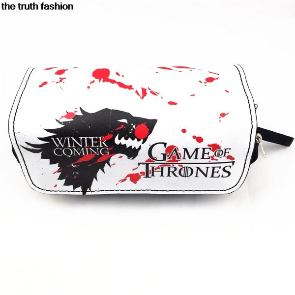 comestic makeup bag game of throne cosmetic make up bags pencil organizer handbag women clutch