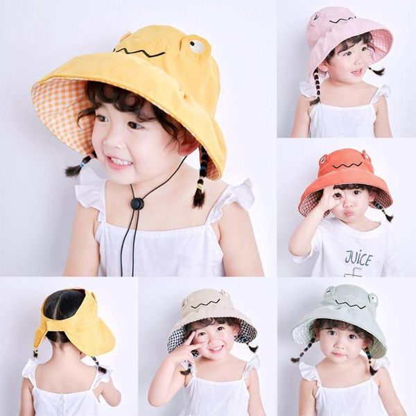 cute frog kids reversible wide brim empty folding anti-uv upf 50+ sun suncap summer beach hat sthe flying spit hat, Yellow
cute frog kids reversible wide brim empty folding anti-uv upf 50+ sun suncap summer beach hat sthe flying spit hat, Yellow