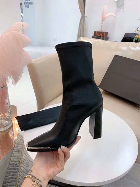 square high heels genuine leather martin boots designer classic famous fashion brand ankle boots chaussure homme size 34-41, Black
square high heels genuine leather martin boots designer classic famous fashion brand ankle boots chaussure homme size 34-41, Black