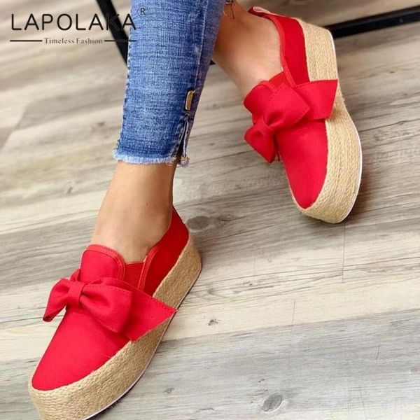 lapolaka fashion new large size 43 sweet bowtie shoes woman flats slip-on comfortable black red flats women shoes
lapolaka fashion new large size 43 sweet bowtie shoes woman flats slip-on comfortable black red flats women shoes