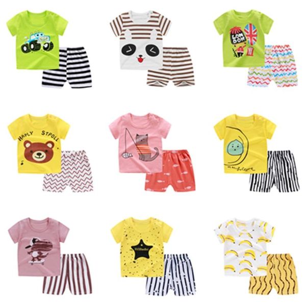1-4 years baby girls&boys clothing set kids cotton short t-shirt and pants children cartoon print 2pcs outfits casual home wear, White
1-4 years baby girls&boys clothing set kids cotton short t-shirt and pants children cartoon print 2pcs outfits casual home wear, White