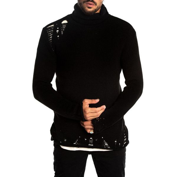 mens broken sweater autumn winter pullover knitted raglan choker hole sweaters loose set head leisure sweater hole, White;black
mens broken sweater autumn winter pullover knitted raglan choker hole sweaters loose set head leisure sweater hole, White;black