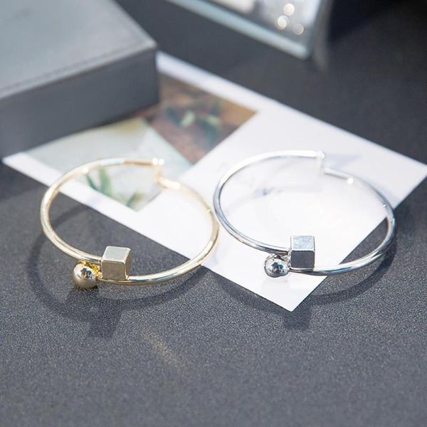 ball and square bangle women fashion jewelry simple design opening bracelet silver color stylish bangles jewellery 2020, Black
ball and square bangle women fashion jewelry simple design opening bracelet silver color stylish bangles jewellery 2020, Black