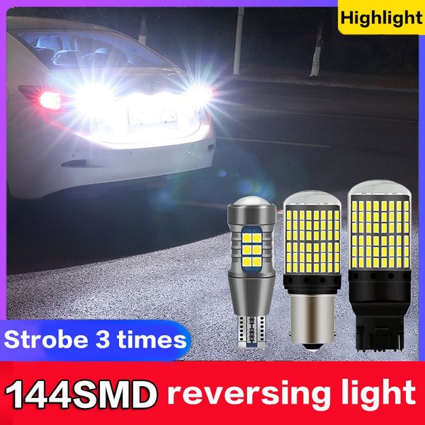 2 pieces 144 led strobe 3 time led reversing light backup lamp bulb 1156 t20 t15 led p21w w16w w21w 7440 white 6000k bau15s
2 pieces 144 led strobe 3 time led reversing light backup lamp bulb 1156 t20 t15 led p21w w16w w21w 7440 white 6000k bau15s