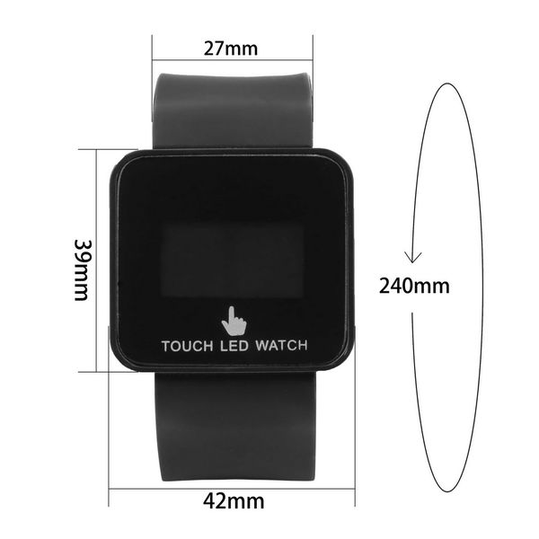 colorful led digital touch screen silicone date time sport wrist watch, Slivery;brown
colorful led digital touch screen silicone date time sport wrist watch, Slivery;brown