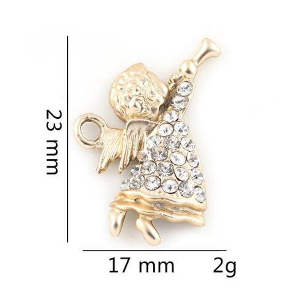 20pcs/lot 23x17mm (gold,silver color) rhinestones angel pendant charms fit for glass magnetic memory floating locket, Bronze;silver
20pcs/lot 23x17mm (gold,silver color) rhinestones angel pendant charms fit for glass magnetic memory floating locket, Bronze;silver