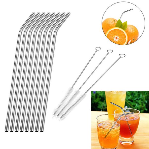 reusable drinking straw 304 stainless steel metal straw with cleaner brush for mugs 20/30oz
reusable drinking straw 304 stainless steel metal straw with cleaner brush for mugs 20/30oz