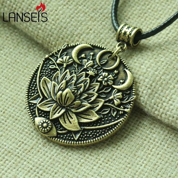 lanseis 10pcs 3d lotus eyes moon pendant prettiest women lotu mandala flower necklace phase lotus meditation yoga jewelry, Silver
lanseis 10pcs 3d lotus eyes moon pendant prettiest women lotu mandala flower necklace phase lotus meditation yoga jewelry, Silver