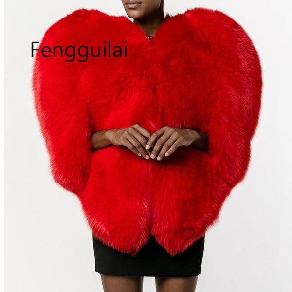 stylish 3d red love heart shaped cape faux fur thick warm celebrity women long hairy shaggy coat jacket outerwear winter top, Black
stylish 3d red love heart shaped cape faux fur thick warm celebrity women long hairy shaggy coat jacket outerwear winter top, Black