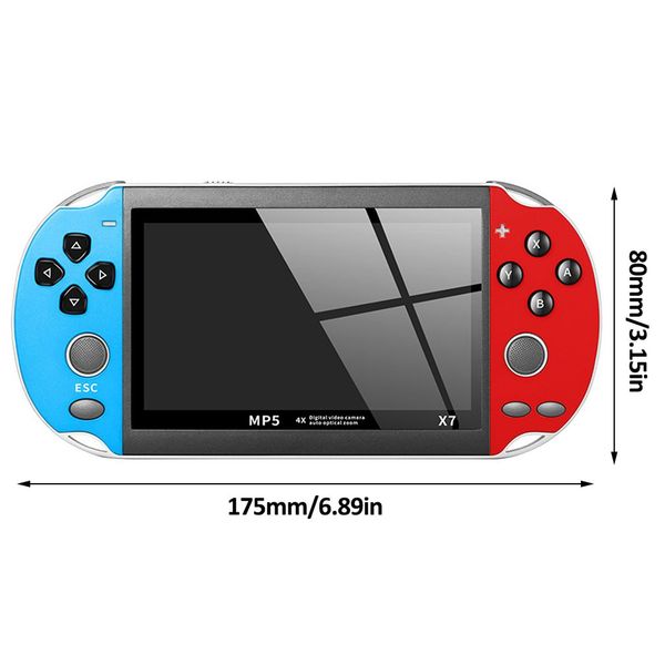 4.3 inch for gba handheld game console x7 video game player 300 retro games lcd display game player for children
4.3 inch for gba handheld game console x7 video game player 300 retro games lcd display game player for children