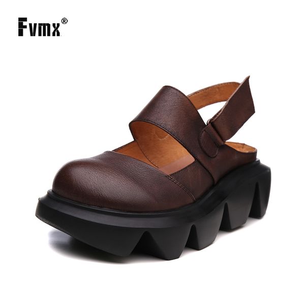 fvmx genuine leather fashion high heel pu foam thick bottom sandals personalized spring and summer new sponge women shoes, Black
fvmx genuine leather fashion high heel pu foam thick bottom sandals personalized spring and summer new sponge women shoes, Black