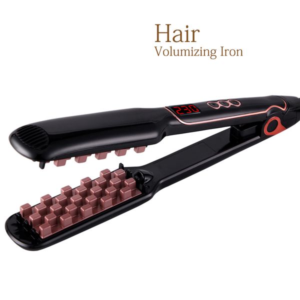 fluffy hair volumizing digital flat iron with lcd display hair straightening suitable for long short fluffy styling hair curler
fluffy hair volumizing digital flat iron with lcd display hair straightening suitable for long short fluffy styling hair curler