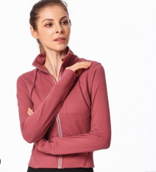 fashion women running jacket sports jacket yoga, Black;red