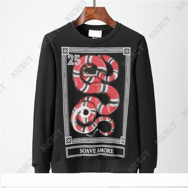 europe fashion cotton designer brand clothing men snake print soave amore 25 hoodies pullover hooded jumpers sweatshirt, Black
europe fashion cotton designer brand clothing men snake print soave amore 25 hoodies pullover hooded jumpers sweatshirt, Black