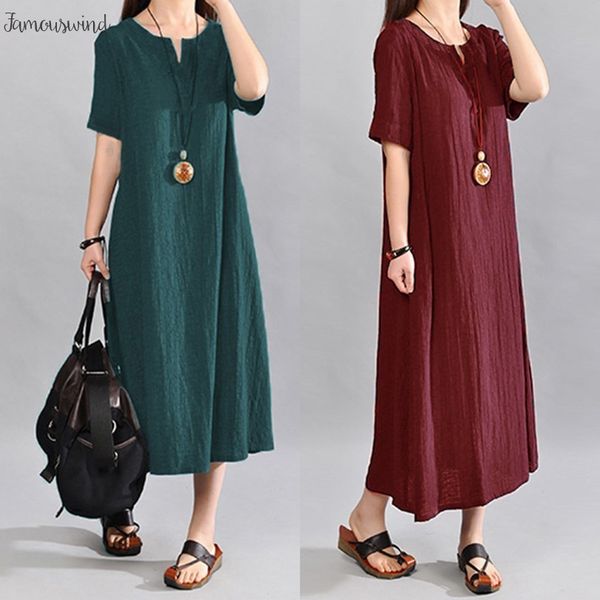 размер женщин летнее платье плюс vintage белье платье casual v образным вырезом с коротким рукавом карманы вскользь midi платья 5xl дизайнер, Black;gray 
размер женщин летнее платье плюс vintage белье платье casual v образным вырезом с коротким рукавом карманы вскользь midi платья 5xl дизайнер, Black;gray