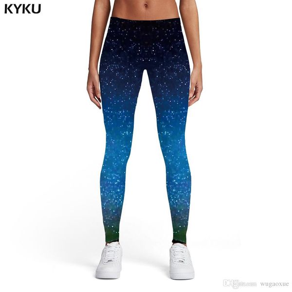 kyku galaxy leggings women blue sport space ladies harajuku spandex gothic womens leggings pants fitness fashion summer, Black 
kyku galaxy leggings women blue sport space ladies harajuku spandex gothic womens leggings pants fitness fashion summer, Black