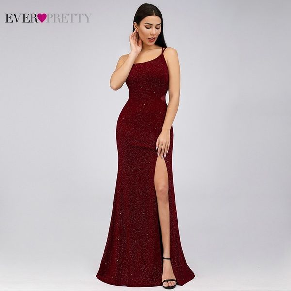 elegant burgundy mermaid prom dresses 2019 ever pretty spaghetti straps sleeveless split women party dresses gala jurken, White;black
elegant burgundy mermaid prom dresses 2019 ever pretty spaghetti straps sleeveless split women party dresses gala jurken, White;black