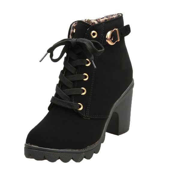 autumn women boots female shoes fashion high heel lace up ankle boots ladies buckle platform shoes dropshipping yjj4, Black
autumn women boots female shoes fashion high heel lace up ankle boots ladies buckle platform shoes dropshipping yjj4, Black