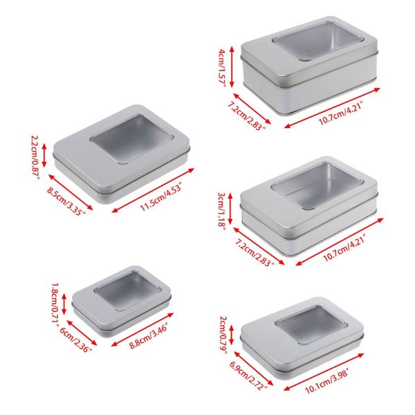 ђввиелна пѬмођголна tin silver storage box case оѬганайзеѬ half window лид clear coin candy key о
ђввиелна пѬмођголна tin silver storage box case оѬганайзеѬ half window лид clear coin candy key о