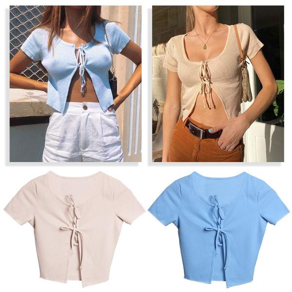 new ladies front tie up cropped wrap open short sleeve cardigan bow casual solid drawstring knitting cropped shirts, White
new ladies front tie up cropped wrap open short sleeve cardigan bow casual solid drawstring knitting cropped shirts, White