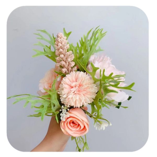 5pcs/lot wedding bouquet bridesmaid holding flowers artificial silk flower european style champagne flowers wedding decoration
5pcs/lot wedding bouquet bridesmaid holding flowers artificial silk flower european style champagne flowers wedding decoration