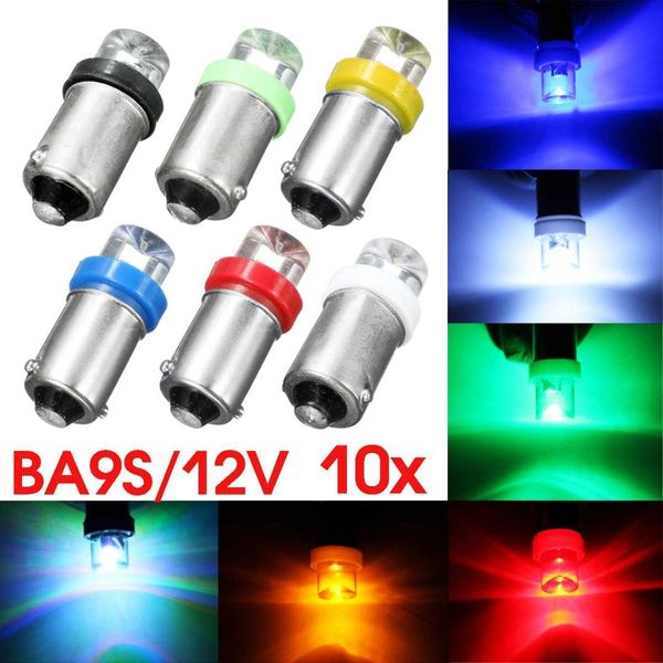 10x автомобиля 12v ba9s smd led штык сторона индикатор лампочки боковой interior индикатор 6 цвет
10x автомобиля 12v ba9s smd led штык сторона индикатор лампочки боковой interior индикатор 6 цвет