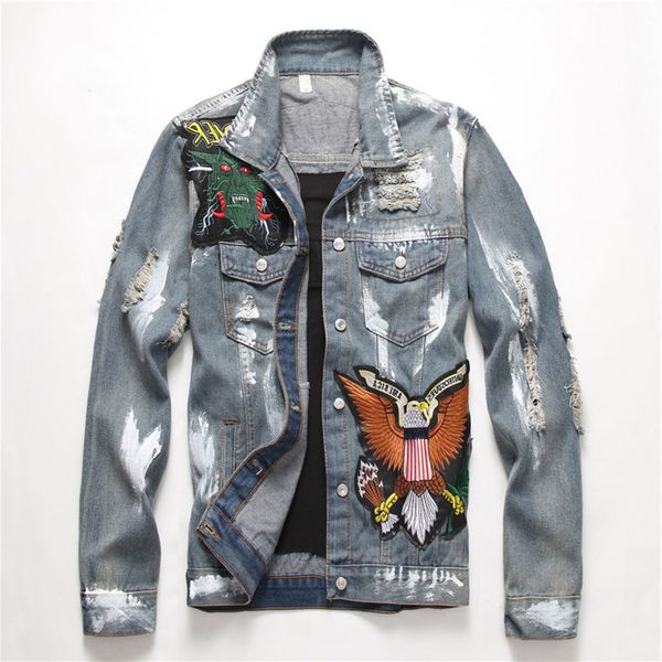 mens 2020 luxury designer jacket motorcycle letter print denim famous fashion bomber denim slim trench coat jacket clothing jackets for men, Black;brown
mens 2020 luxury designer jacket motorcycle letter print denim famous fashion bomber denim slim trench coat jacket clothing jackets for men, Black;brown