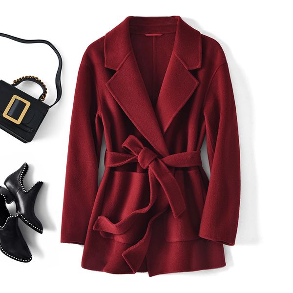 2020 double-faced coat clothes wool jacket spring autumn coats and jackets women korean overcoat b70042 j5099, Black
2020 double-faced coat clothes wool jacket spring autumn coats and jackets women korean overcoat b70042 j5099, Black