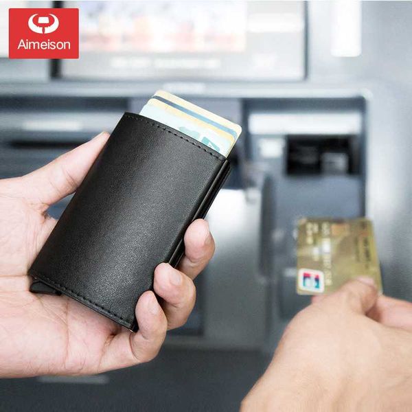 automatic -up card bag ladies wallet black hole small slim 12 card men's minimalist personality anti-theft brush, Red;black
automatic -up card bag ladies wallet black hole small slim 12 card men's minimalist personality anti-theft brush, Red;black