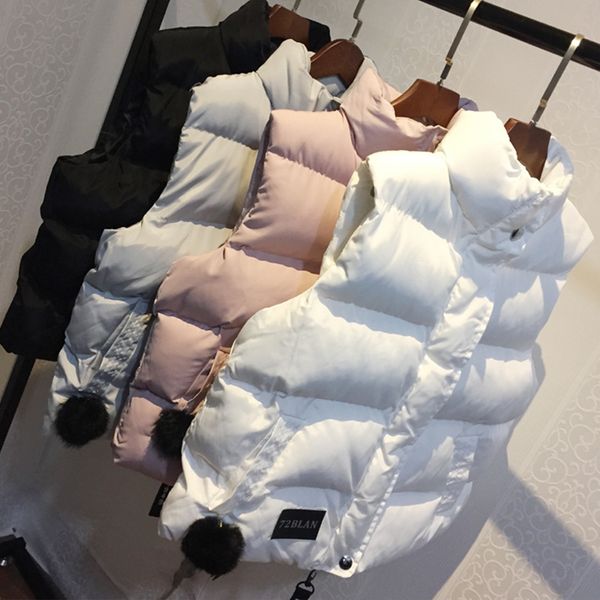 new women vest spring and autumn winter warm short coat jacket sleeveless vest waistcoat, Black;white
new women vest spring and autumn winter warm short coat jacket sleeveless vest waistcoat, Black;white