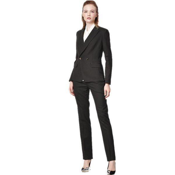 women pant suits professional ol outfit custom business formal occasions double-breasted chic ladies two-piece suit, White;black
women pant suits professional ol outfit custom business formal occasions double-breasted chic ladies two-piece suit, White;black