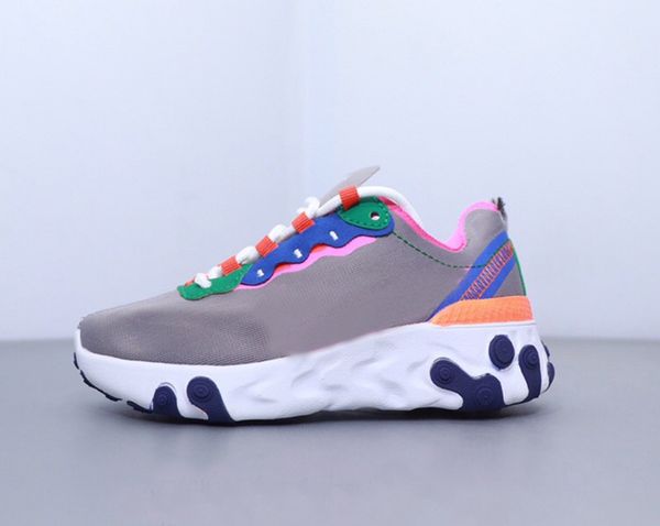 2019 new react element 87 55 blue soles trainer children running shoes boy girl youth kid sport sneaker size 28-35, Black
2019 new react element 87 55 blue soles trainer children running shoes boy girl youth kid sport sneaker size 28-35, Black