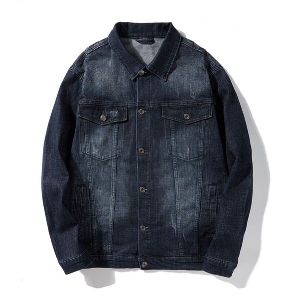 oversize outwear 2019 autumn&winter mens motorcycle slim hole turn-down collar jeans jacket plus size chaqueta de los hombres#50, Black;brown
oversize outwear 2019 autumn&winter mens motorcycle slim hole turn-down collar jeans jacket plus size chaqueta de los hombres#50, Black;brown