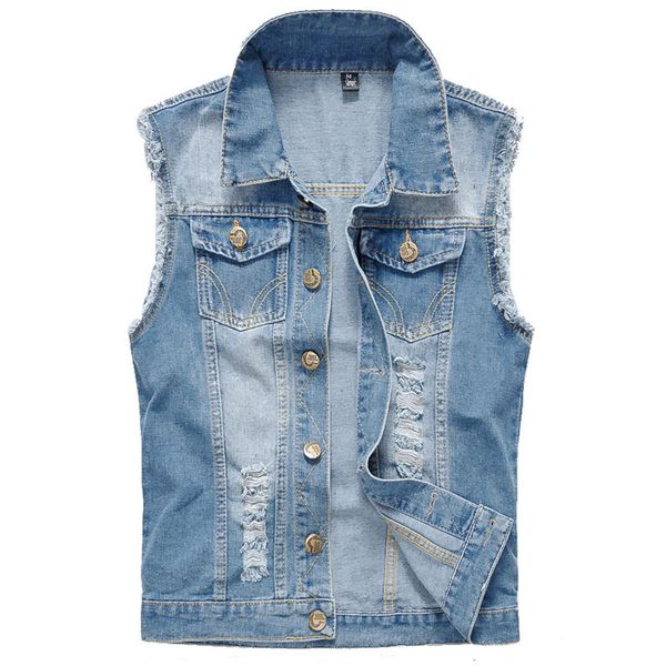 e-baihui fashion men denim vest casual slim single-breasted cowboy-vest england style plus size ripped male plus size jean vests 6xl 2207, Black;brown
e-baihui fashion men denim vest casual slim single-breasted cowboy-vest england style plus size ripped male plus size jean vests 6xl 2207, Black;brown