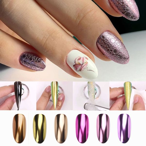 bubble nail glitter rose gold mirror powder nails pigment soap foam chrome nail art decorations holographics sequins flakes dust, Red;pink
bubble nail glitter rose gold mirror powder nails pigment soap foam chrome nail art decorations holographics sequins flakes dust, Red;pink