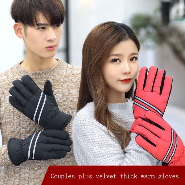 new couple outdoor sports skiing gloves men/women cycling winter plush keep warm windproof ride moto reflective strip gloves a51, Blue;gray
new couple outdoor sports skiing gloves men/women cycling winter plush keep warm windproof ride moto reflective strip gloves a51, Blue;gray