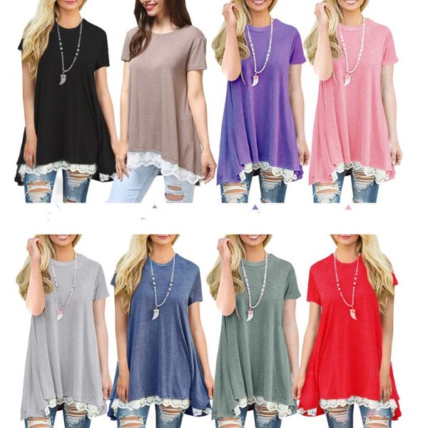 New Maternity clothes Summer Lace Dresses for pregnant women Short sleeve Big sweep Plus size Wholesale
New Maternity clothes Summer Lace Dresses for pregnant women Short sleeve Big sweep Plus size Wholesale