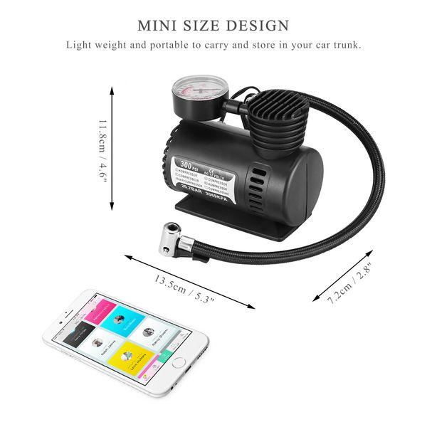 new fast inflating dc 12v 300psi tire inflator air compressor tire pump with pressure gauge for bicycle ball rubber dinghy
new fast inflating dc 12v 300psi tire inflator air compressor tire pump with pressure gauge for bicycle ball rubber dinghy