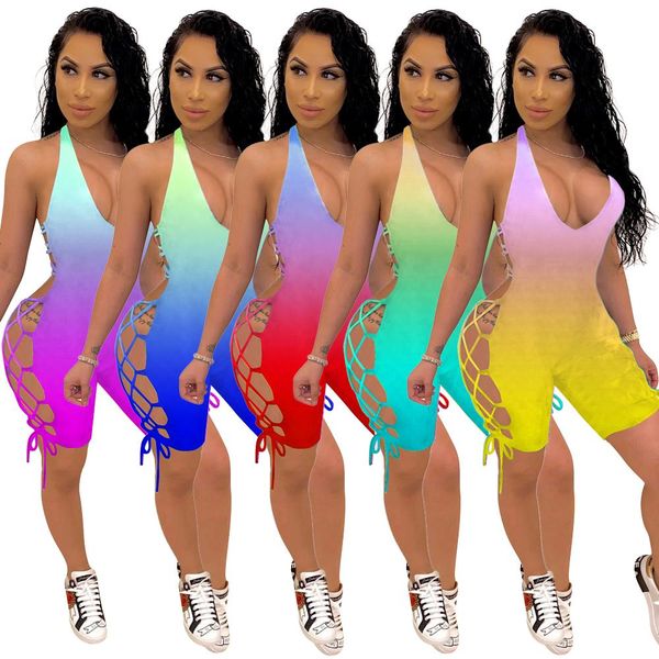 personality lace up women jumpsuits summer deep v neck sleeveless backless skinny playsuits gradients print sports nightclub rompers, Black;white
personality lace up women jumpsuits summer deep v neck sleeveless backless skinny playsuits gradients print sports nightclub rompers, Black;white