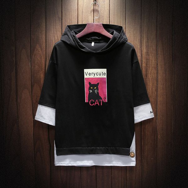 fashion new mens designer tshirt novelty sweatshirt animal print cat applique acetate long style men s designer luxury tshirts acetate, White;black
fashion new mens designer tshirt novelty sweatshirt animal print cat applique acetate long style men s designer luxury tshirts acetate, White;black