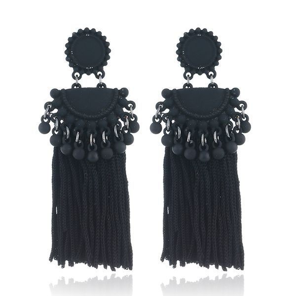 fashion-e earrings retro fan ear chandelier ear drop trendy women girl ear jewelry six colors purple yellow black white red grey, Silver
fashion-e earrings retro fan ear chandelier ear drop trendy women girl ear jewelry six colors purple yellow black white red grey, Silver