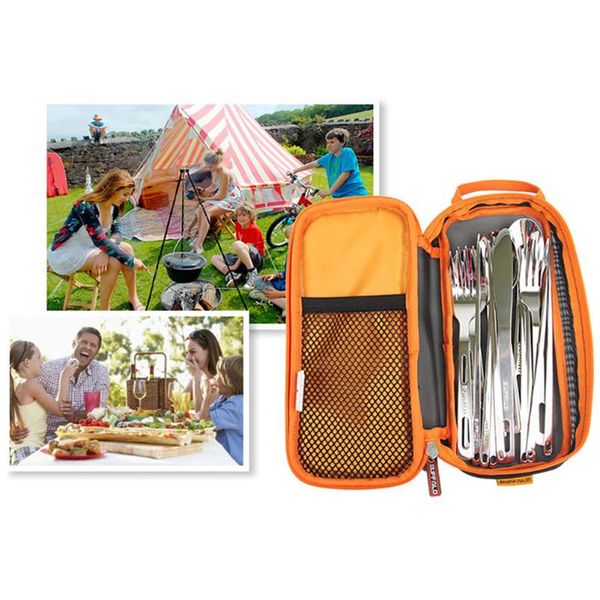 13pcs outdoor camping picnic storage bag barbecue spoon cutlery set bar beach stainless steel tableware restaurant travel tools
13pcs outdoor camping picnic storage bag barbecue spoon cutlery set bar beach stainless steel tableware restaurant travel tools